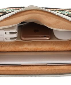 Kayond Canvas Water-Resistant 15 inch Laptop Sleeve with Pocket 15 inch 15.6 inch Laptop Case (15-15.6 inches, New Bohemian) 15-15.6 inches 28 71SF3Fd4jgL