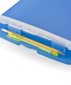Officemate OIC Slim Clipboard Storage Box Blue 32 71SFn2tHneL