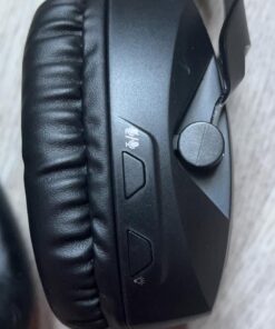 Acinaci Wireless Gaming Headset with Detachable Noise Cancelling Microphone, 2.4G Bluetooth - USB - 3.5mm Wired Jack 3 Modes Wireless Gaming Headphones for PC, PS4, PS5, Mac, Switch, Phone, Tablet Black 44 71SFqlloBNL