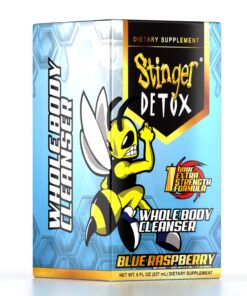 Stinger Detox Whole Body Cleanser 1 Hour Extra Strength Drink, Liquid– Blue Raspberry – 8 FL OZ 24 71SFtM50PZL