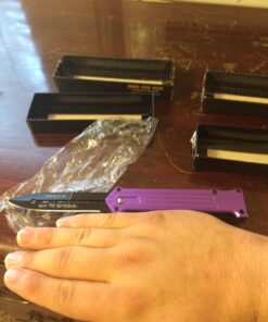 1 X Tac Force Assisted Opening Folding "Why So Serious?" Joker Purple Knife NEW!!! 13 71SG6m1eM9L