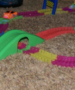 Mindscope Twister Trax Neon Glow in The Dark Track & Accessory Set w/Bridge & Tunnel 42 71SGUZm0BKL