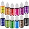 Food Coloring Set - 12 Food Grade Vibrant Food Dye Cherrysea Tasteless Liquid Color for Cake Decorating, Baking, Easter Egg, Icing, Fondant, Cooking, Slime Making DIY Supplies Kit - 0.35 Fl. oz (10 ml)/Bottles 0.35 Fl Oz (Pack of 12) 11 71SGelZViIL
