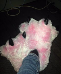 Wishpets Stuffed Animal - Soft Plush Toy for Kids - Furry Tiger Slippers 19 71SGmRd06oL