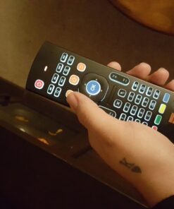 Favormates Air Remote Mouse MX3 Pro,2.4G Backlit Kodi Remote Control,Mini Wireless Keyboard & Infrared Remote Control Learning, Best for Android Smart Tv Box HTPC IPTV PC Pad Xbox Raspberry pi 3 46 71SGwG10WYL