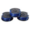 Greenworks 0.065" 3-Pack Dual Line Replacement String Trimmer Line Spool,Black/Blue 2 71SH63z0VuL