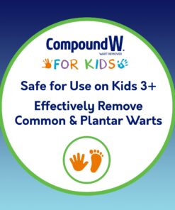 Compound W One Step Wart Remover Strips for Kids, 10 Medicated Strips for Wart Removal, 2 Pack unflavored 10 Count (Pack of 2) 31 71SH7WC pUL 1