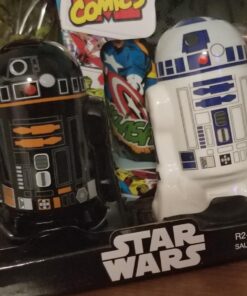 Star Wars Droid Salt and Pepper Shakers - Ceramic R2-D2 and R2Q5 - Add a little Star Wars to every Meal 14 71SHYCcEWML