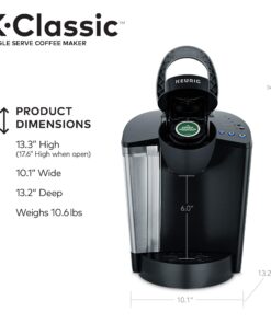 Keurig K-Classic Coffee Maker K-Cup Pod, Single Serve, Programmable, 6 to 10 oz. Brew Sizes, Black 26 71SI0NKrlZL