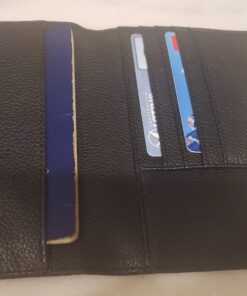 Fintie Passport Holder, Slim Travel Wallet RFID Blocking Card Case Cover Passport Cover Protector Travel Essentials with Credit Card Slots for Women/Men Black 25 71SI5oXWpJL