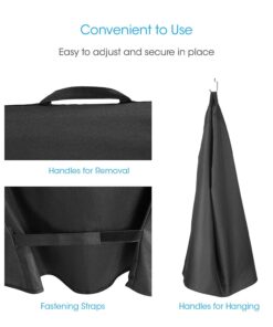 Unicook 40 Inch Smoker Cover for Masterbuilt, Electric Smoker Cover Heavy Duty Waterproof, Square Vertical Smoker Grill Cover Fade and UV Resistant, 23" W x 17" D x 39" H, Black 23”W x 17”D x 39”H 34 71SIYqcYQ0L