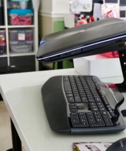 Pyle Portable Adjustable Laptop Stand - 6.3 to 10.9 Inch Anti-Slip Standing Table Monitor or Computer Desk Workstation Riser with Level Height Alignment for DJ, PC, Gaming, Home or Office - PLPTS25 48 71SIkwUBNuL