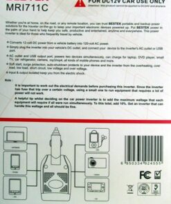 BESTEK 75W Power Inverter DC 12V to 110V AC Car Inverter Power Converter 27 71SInYAsYCL