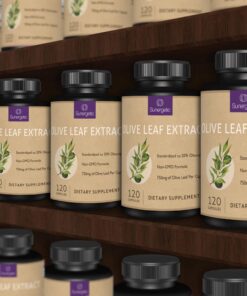 Premium Olive Leaf Extract Capsules – Standardized to 20% Oleuropein – Super Strength Olive Leaf Exact Supplement Supports Immune System & Cardiovascular Health – 750mg Per Capsule – 120 Capsules 11 71SJZFaQpvL