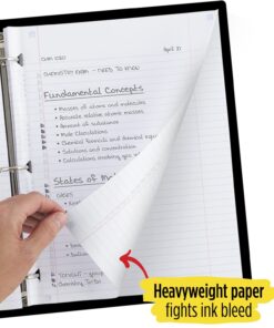 Five Star Loose Leaf Paper + Study App, 4 Pack, 3 Hole Punched, Reinforced Filler Paper, College Ruled Paper, 11" x 8-1/2", 100 Sheets/Pack (38032) 18 71SJzURi7jL