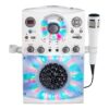 Singing Machine Portable Karaoke Machine for Adults & Kids with Wired Microphone, White - Built-In Speaker, Bluetooth with LED Disco Lights - Karaoke System with CD+G Player & USB Connectivity 8 71SK1kT9xBL