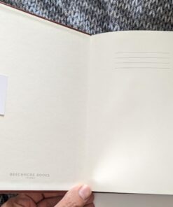 BEECHMORE BOOKS Ruled Journal Notebook - A5 Brown 160 Lined Pages 8.3 x 5.8 inch | Hardcover Leather Daily Journals For Writing - Thick 120gsm Cream Paper | Gifts for Men, Women, Notebooks For Work Chestnut Brown Large (5.75" x 8.25") 34 71SKVxvMfBL