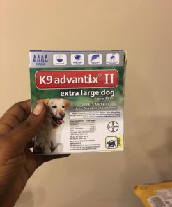 K9 Advantix II XL Dog Vet-Recommended Flea, Tick & Mosquito Treatment & Prevention | Dogs Over 55 lbs. | 4-Mo Supply 4 Pack XL Dog only 32 71SKw7tqxPL