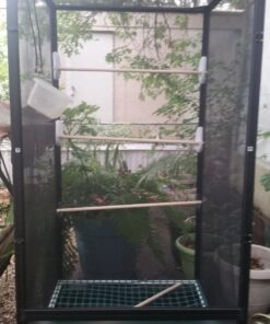 Zoo Med ReptiBreeze Open Air Screen Cage, Extra Large, 24 x 24 x 48-Inches 47 71SLHJXOSAL