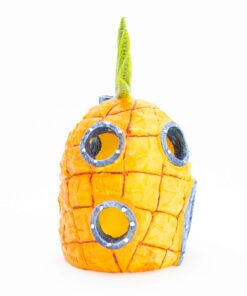 Penn-Plax Spongebob Squarepants Officially Licensed Aquarium Ornament – Spongebob’s Pineapple House – Medium 5.25" Pineapple House 21 71SLSJL1lYL