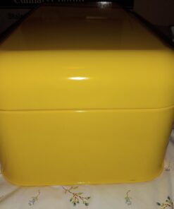 Culinary Couture Extra Large Black Bread Box for Kitchen Countertop - Holds 2 Bread Loaves! - 16.5" x 9" x 6.5" - Stainless Steel Vintage Bread Boxes for Kitchen Counters - Bonus Recipe EBook 41 71SM5CW yL