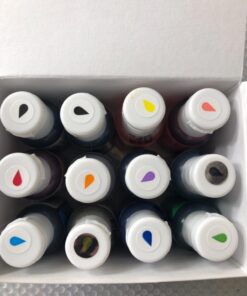 U.S. Cake Supply - Complete Cake Decorating Airbrush Kit with a Full Selection of 12 Vivid Airbrush Food Colors - Decorate Cakes, Cupcakes, Cookies & Desserts 14 Piece Set 50 71SMYTawYIL