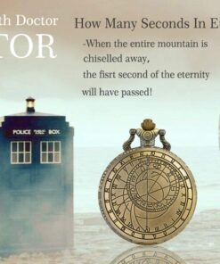 SIBOSUN Pocket Watch Chain Quartz Movement Arabic Numerals Half Hunter Smooth Back Case Bronze Vintage Box 53.Copper 11 71SNQZw1X6L