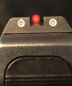 AmeriGlo Combative Application Pistol Sight fits Glock 17,19,22,23,24,26,27,33,34,35,37,38,39, Green/Orange 20 71SNXvzlK8L