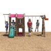 Step2 Naturally Playful Adventure Lodge Swing Set and Play Center Without Glider 38 71SOKmA6mKL