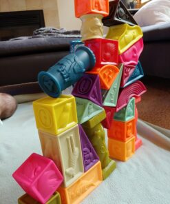 B. toys- Alphabetical Sort & Stack Developmental Baby Blocks- 26 soft blocks for kids & babys- Elemenosqueeze- 6 months + Baby Blocks Set 1 47 71SQJQOIGNL