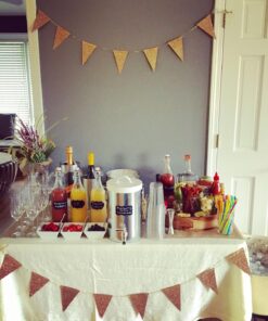 Bormioli Rocco Giara Swing Top Bottles 33 ¾ Ounce-4 Pack Round Clear Glass Grolsch Flip Top Bottle With Stopper, for Beverages, Smoothies, Kefir, Beer, Soda, Juicing, Kombucha, Water, Milk and Vinegar 4 Pack 38 71ST22WprJL