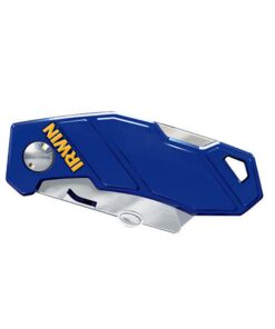 IRWIN Utility Knife, Folding (2089100) , Blue 1 Count (Pack of 1) 11 71ST9nEyItL
