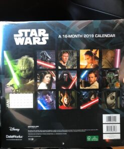 2019 Star Wars Wall Calendar 20 71STMahDkxL