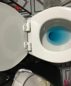 MAYFAIR 848SLOWB 000 Toilet Seat will Slow Close, Never Loosen and Easily Remove, ROUND, Durable Enameled Wood, White 37 71STYi4w18L