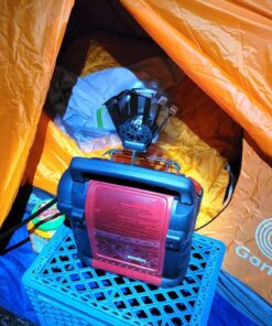 Mr. Heater F232000 MH9BX Buddy 4,000-9,000-BTU Indoor-Safe Portable Propane Radiant Heater, Red-Black 45 71SUiZzjyWL