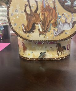 Hot Focus Dashing Horse Oval Shaped Musical Jewelry Box 14 71SVMRfxssL