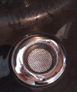 Fengbao 2PCS Kitchen Sink Strainer - Stainless Steel, Large Wide Rim 4.5" Diameter 45 71SVu5 OIbL