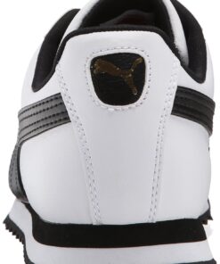 PUMA Men's Roma Basic Sneaker 10 White/Black Leather 23 71SVyIqh0FL