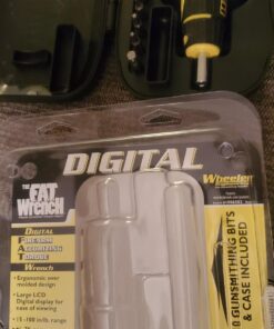 Wheeler Digital Firearms Accurizing Torque Wrench with Interchangeable Bits and LCD Display for Firearm Maintenance and Gunsmithing 32 71SW0Bb1l3L