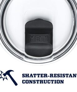 YETI Rambler 14 oz Mug, Vacuum Insulated, Stainless Steel with MagSlider Lid, Stainless Charcoal 14 71SW1pXsgjL