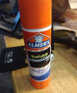 Elmer's Disappearing Purple School Glue Sticks, Washable, 22 Grams, 3 Count 26 71SWhpJKvoL