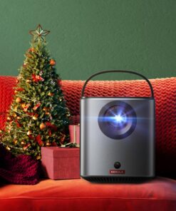 NEBULA Mars 3 Air GTV Projector - Netflix Officially Licensed, 400 ANSI-Lumen Brightness, Native 1080P, Dolby Digital Sound,150-Inch Picture, Built-In Battery for 2.5 Hours of Playtime Anywhere. 8 71SWzMywgsL