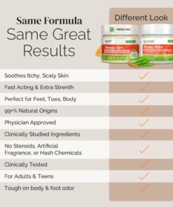 Tea Tree Oil Balm , Extra Strength, Pair Well with Jock Itch Cream, Spray, Athletes Foot, Ringworm Cream for Human, Fast Acting for Dry, Itchy Skin, Plant Powered Wonder Balm 27 71SXQBxP5JL