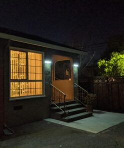 Lemontec Solar Lights, 62 LED Wall Solar Light Outdoor Security Lighting Nightlight with Motion Sensor Detector for Garden Back Door Step Stair Fence Deck Yard Driveway, 2 Pack 56 71SY0yykaLL