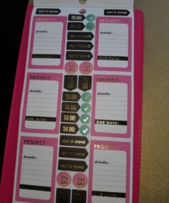 me & my BIG ideas Sticker Value Pack - The Happy Planner Scrapbooking Supplies - Productivity Theme - Multi-Color & Gold Foil - Great for Projects, Scrapbooks & Albums - 30 Sheets, 985 Stickers Total 90 71SY8eII9EL