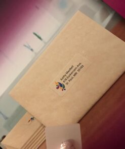 AVERY Matte Frosted Clear Address Labels for Inkjet Printers, 1" x 2-5/8", 300 Labels (18660) 23 71SYnDXf9WL