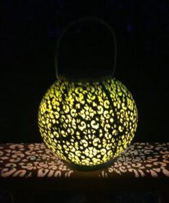 Homeimpro Solar Big Lantern Hanging Garden Outdoor Waterproof Decorative Lights Metal Table Lamp for Patio, Yard, Christmas Gift, 2023 New Updated Bottom Pattern (1Pack, Teal Blue) 51 71SYuT8YJhL