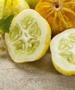Lemon Cucumber Seeds for Planting,125+ Heirloom Seeds Per Packet, (Isla's Garden Seeds), Non GMO Seeds, Botanical Name: Cucumis sativus 'Lemon', Great Gift for Home Garden 16 71SZQ PKuyL