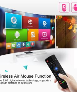 AMGUR MX3 Air Mouse Remote Mini Wireless Keyboard and Air Mouse for Android TV Box Raspberry Pi Mini PC Xbox PS3 PS4 Smart TV Remote Keyboard 21 71SZRwZ05sL