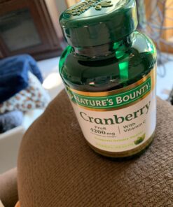 Nature's Bounty Cranberry 4200mg With Vitamin C, Urinary Health & Immune Support, Cranberry Concentrate, 250 Rapid Release Softgels 250 Count (Pack of 1) 42 71SZh8ve9qL